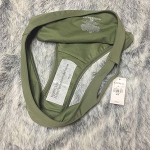 Express Swim - Express Swim sz M Army Green NWT Bikini Bottoms Express Swim - Express Swim sz M Army Green NWT Bikini Bottoms